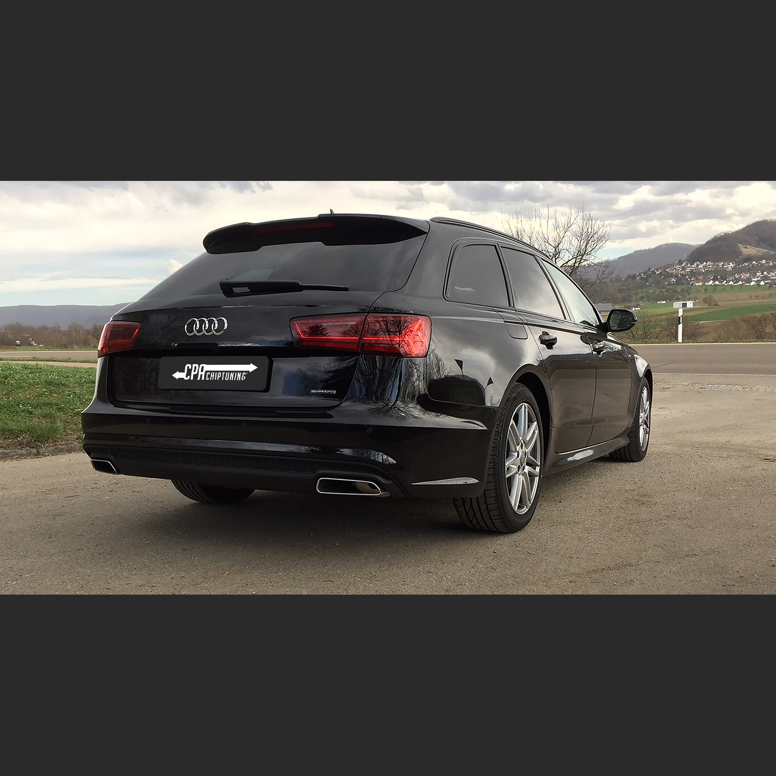 Audi A6 při testování