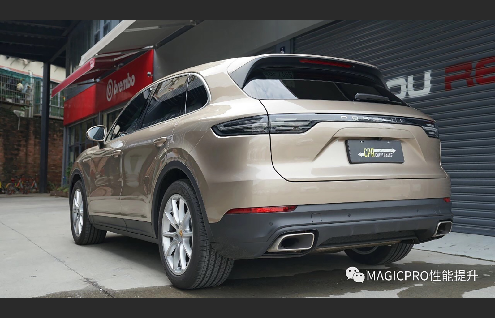 Porsche SUV s CPA chip tuningem