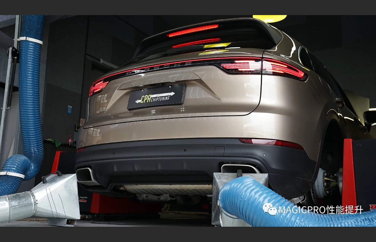 Porsche SUV s CPA chip tuningem
