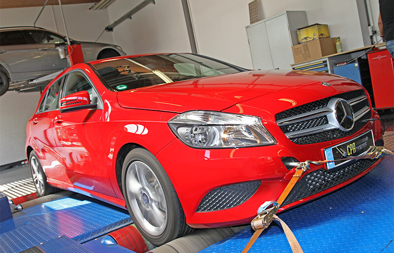 Třída A od Mercedesu na dynu